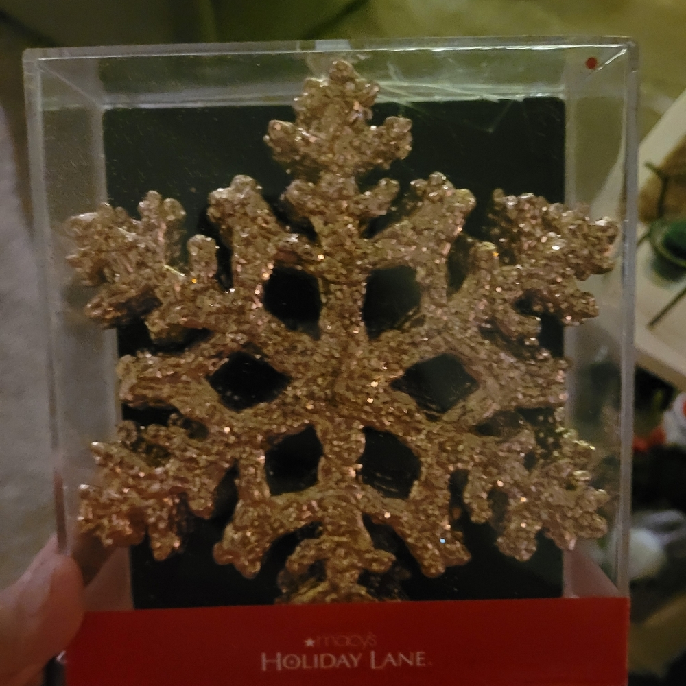 Giant plastic Snowflakes